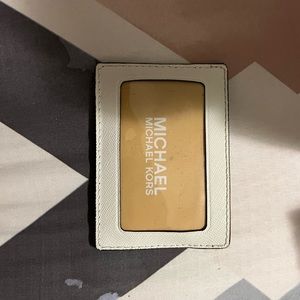 Michael Kors White Card Holder
